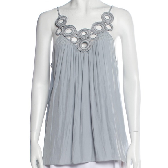 Ramy Brook Tops - Ramy Brook Aria Top with Crochet Neckline Detail AS26220 NWT